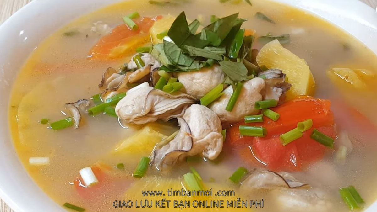 canh chua hàu sữa