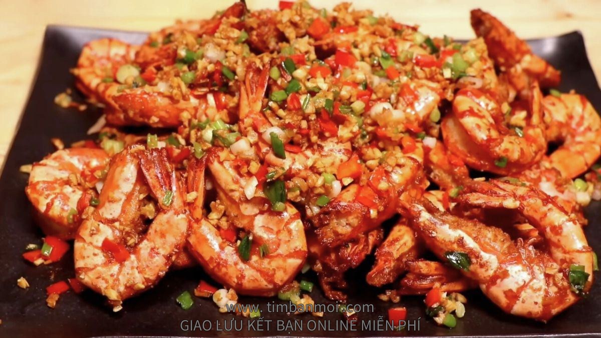 tôm xóc tỏi