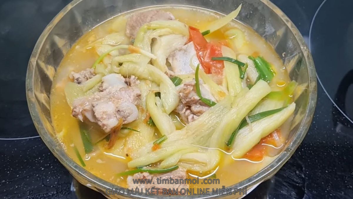 canh dọc mùng sườn