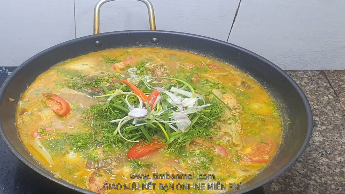 cá chép om dưa Hà Nội