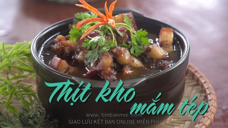 Thịt kho mắm tép