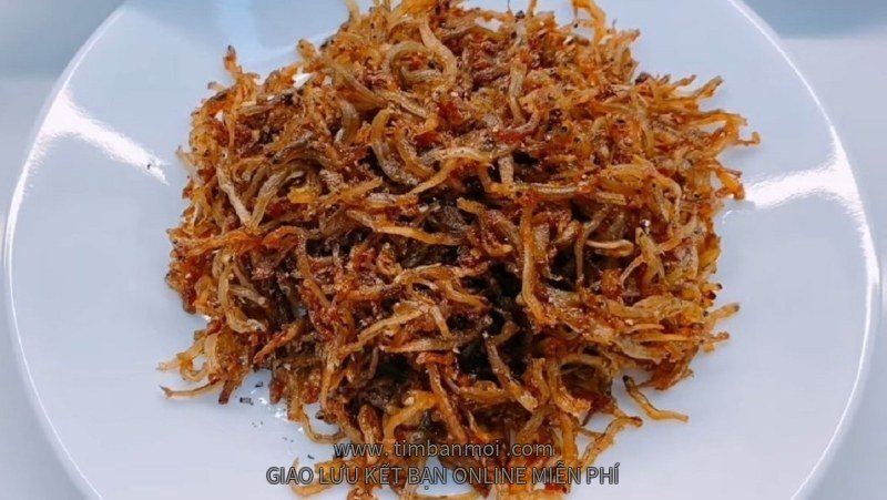 Khô cá cơm kho tiêu
