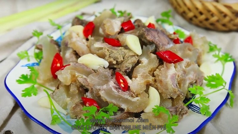 Gân bò ngâm giấm