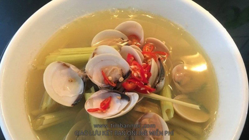 Nghêu (ngao) hấp sả, Nghêu (ngao) 2 còi hấp sả