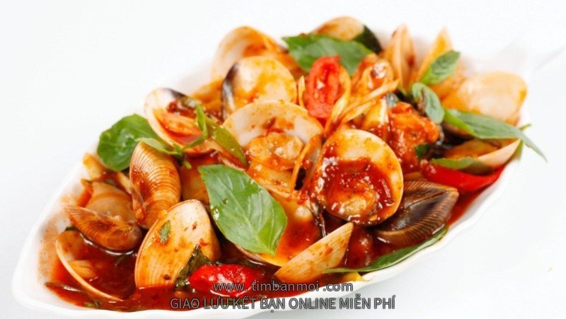 Nghêu xào chua ngọt
