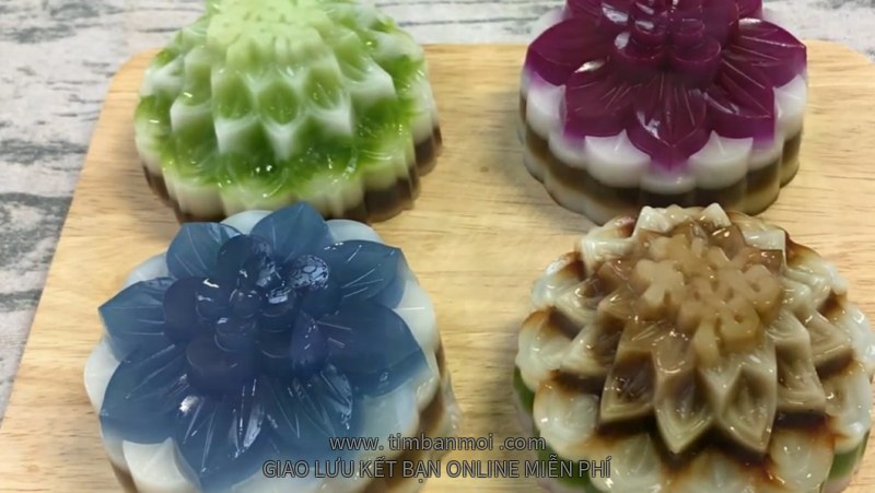 Bánh Trung Thu rau câu nhân phô mai