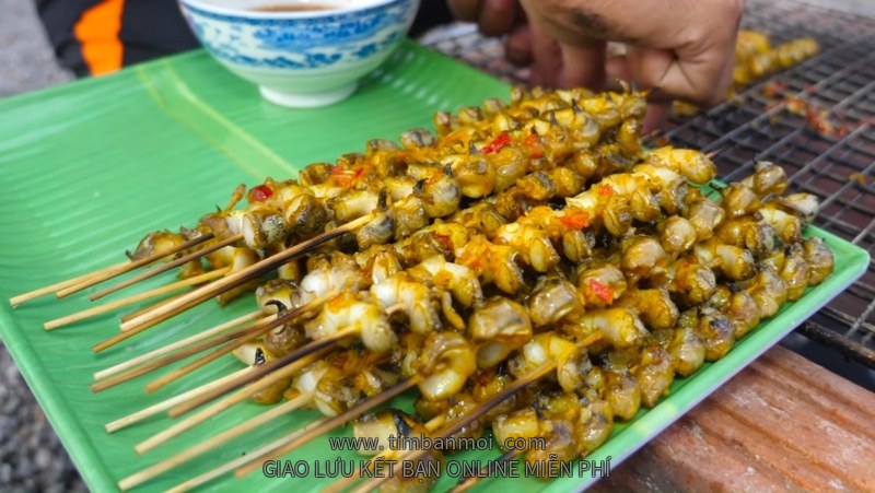 Ốc hương nướng muối ớt