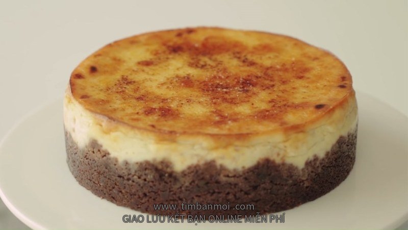 Cheesecake chuối nướng