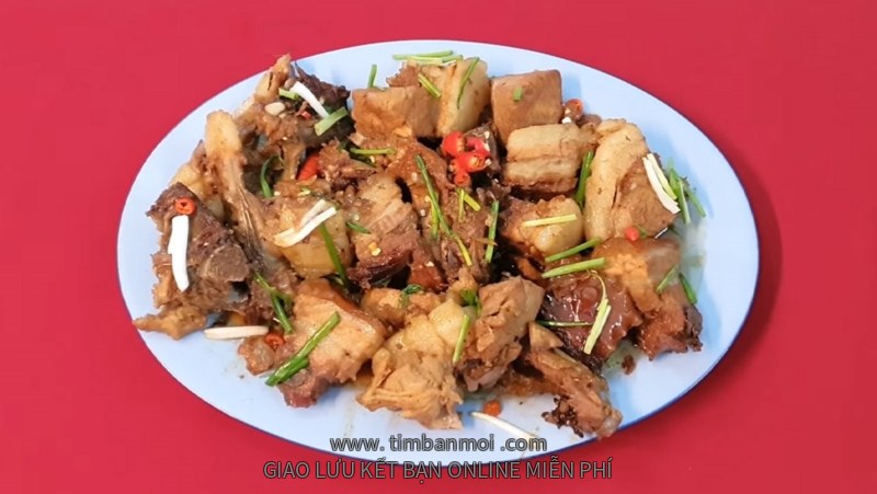 2 Cách làm heo quay kho nước tương, kho tàu