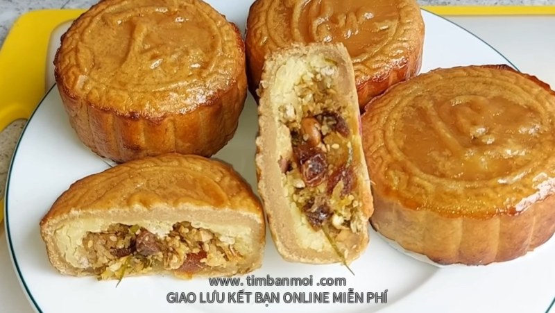 Bánh Trung Thu thập cẩm chay không cần lò nướng