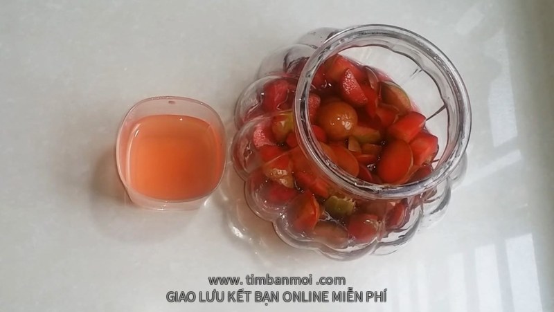 Mận Hà Nội (mận bắc) ngâm đường