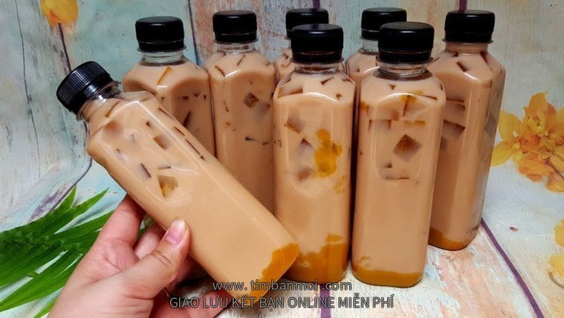 3 công thức làm trà sữa chai