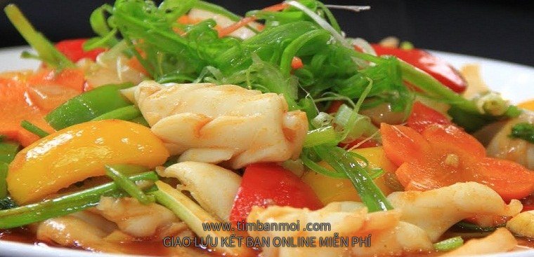 Mực xào chua ngọt