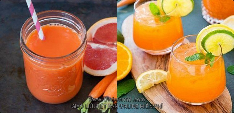 Nước ép bưởi tổng hợp rau củ quả