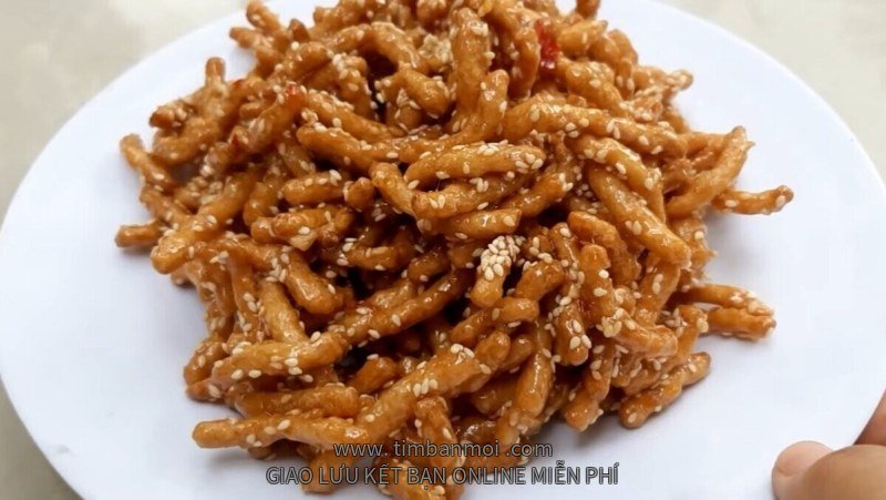 Bóng cá chay chiên giòn