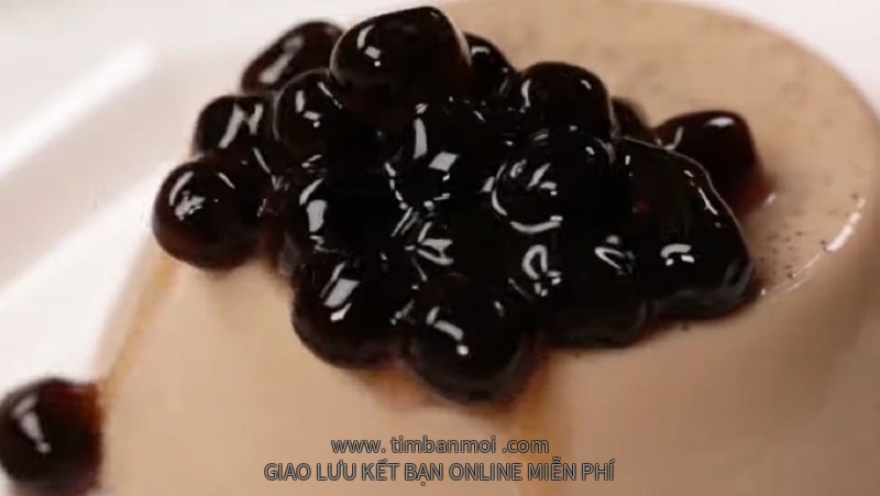 Pudding trà sữa trân châu