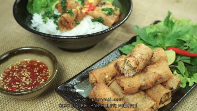 Chả giò tôm bắp