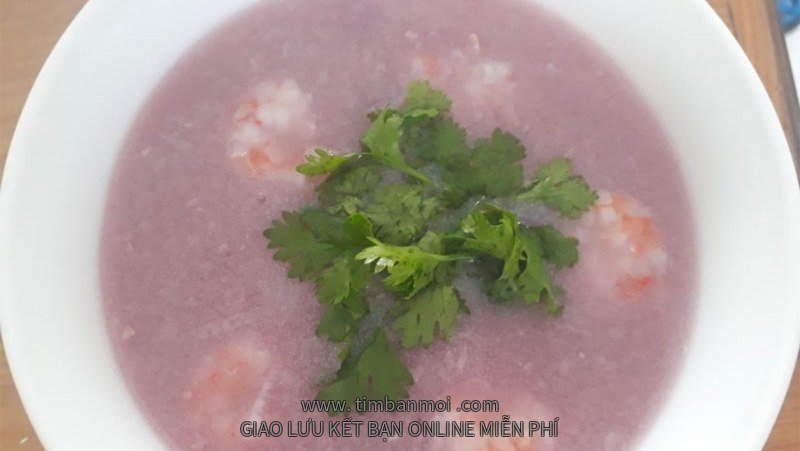 Canh khoai mỡ tôm tươi