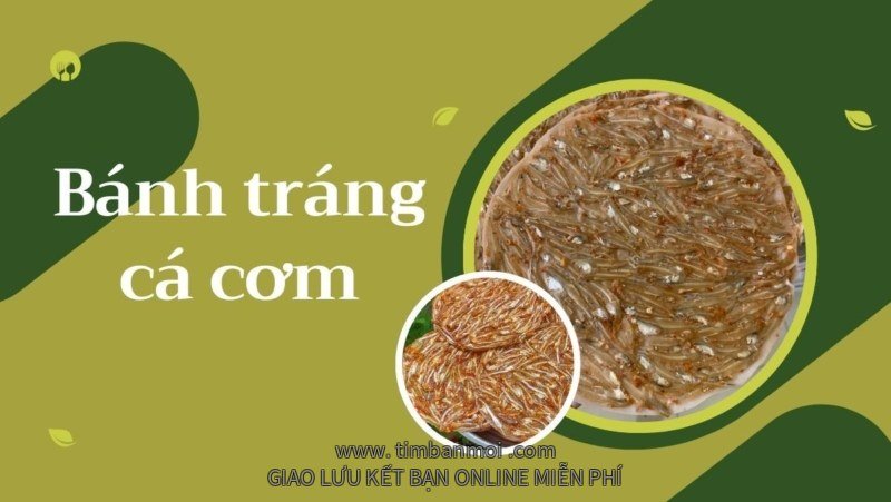 Bánh tráng cá cơm
