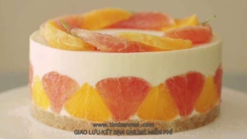 Cheesecake cam bưởi