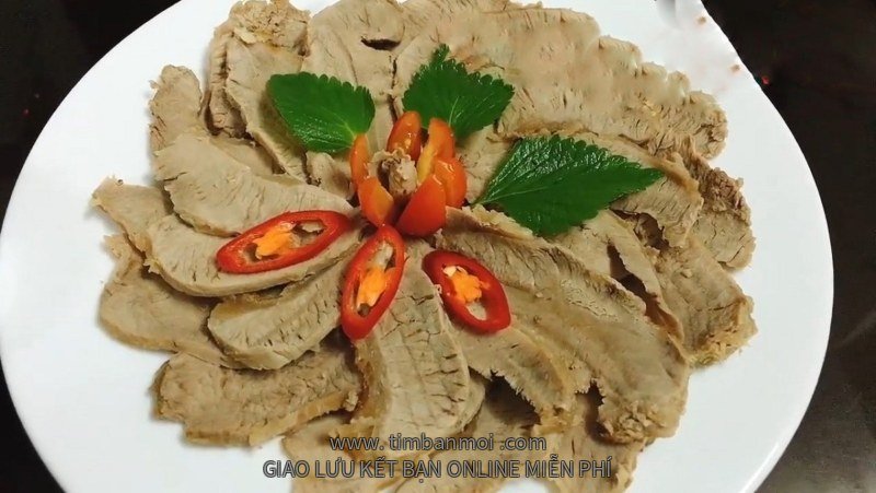Bắp bò hấp gừng
