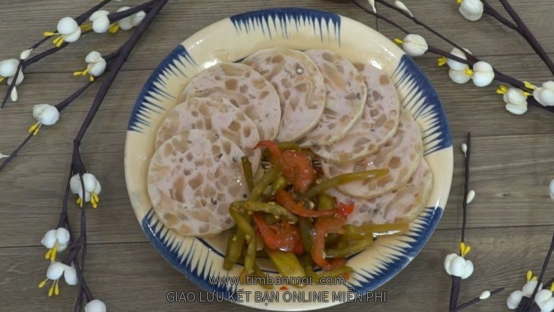 Chả gân bò