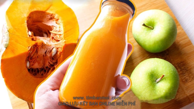 5 cách làm nước ép bí đỏ