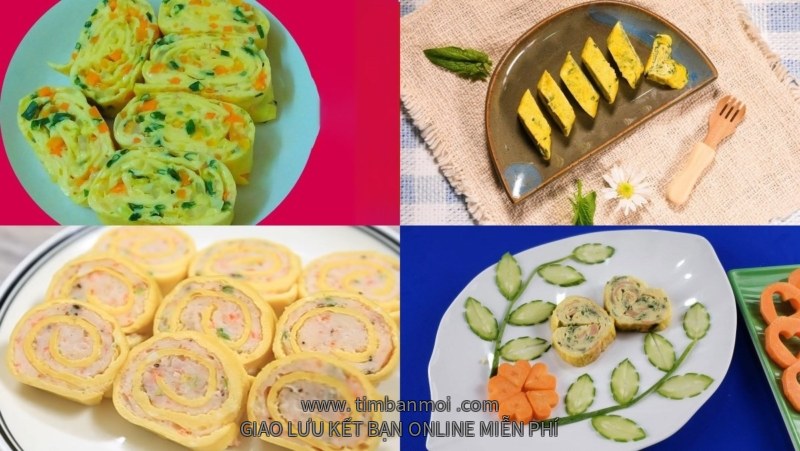 11 cách làm các món trứng cuộn