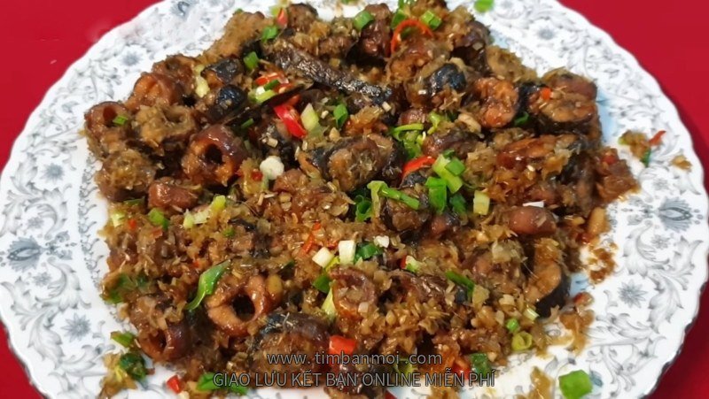 Lươn kho sả ớt