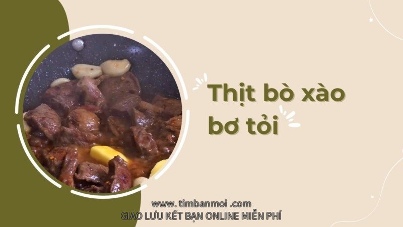 Bò xào bơ tỏi