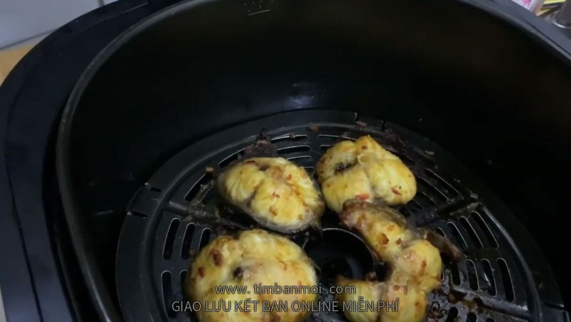 cá tầm nướng nồi chiên không dầu