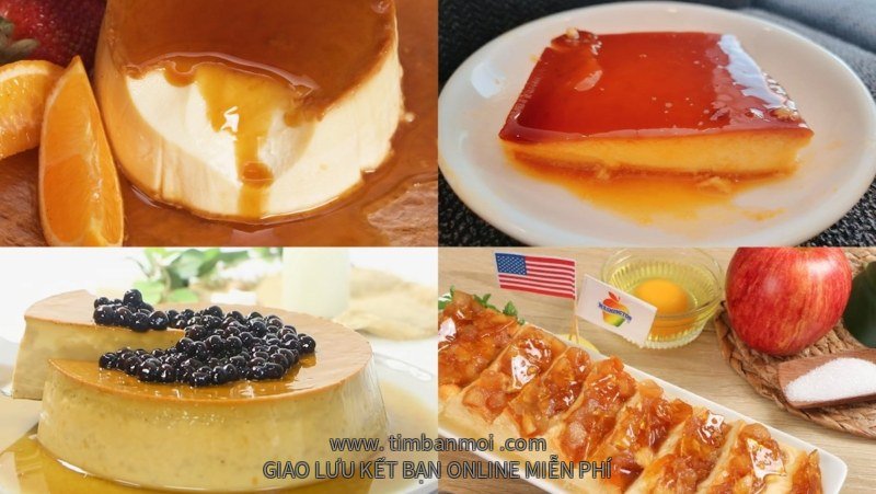 12 cách làm bánh flan bằng lò nướng