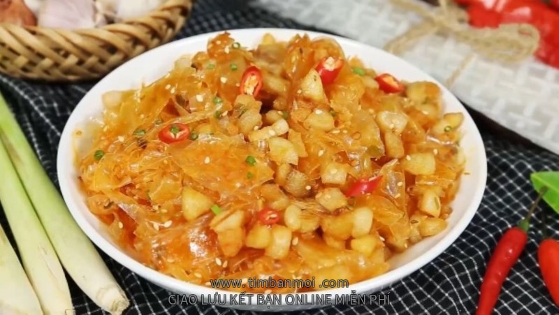 Bánh tráng trộn tóp mỡ