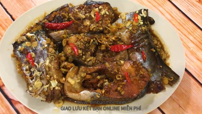 Cá basa kho sả ớt