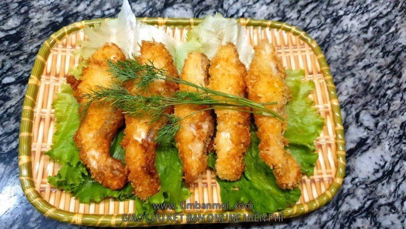 Cá diêu hồng chiên xù