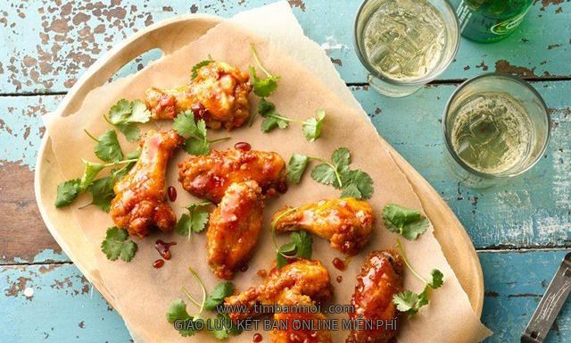 Cánh gà nướng tẩm gia vị