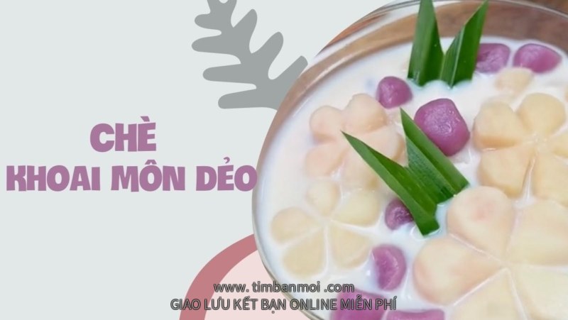Cách làm chè khoai môn dẻo