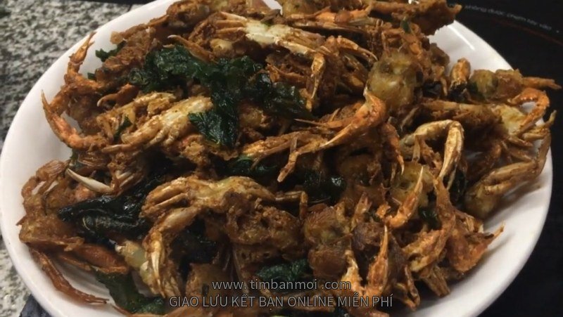 Ghẹ sữa chiên lá lốt