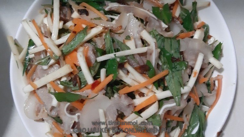 Gỏi củ hủ dừa