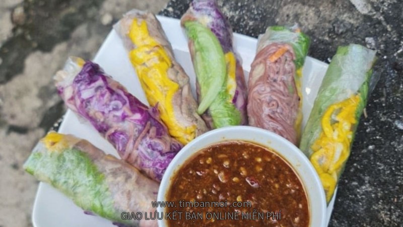 Gỏi cuốn ngũ sắc