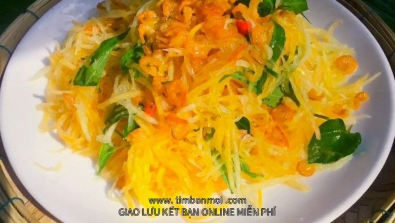 Gỏi đu đủ tôm khô