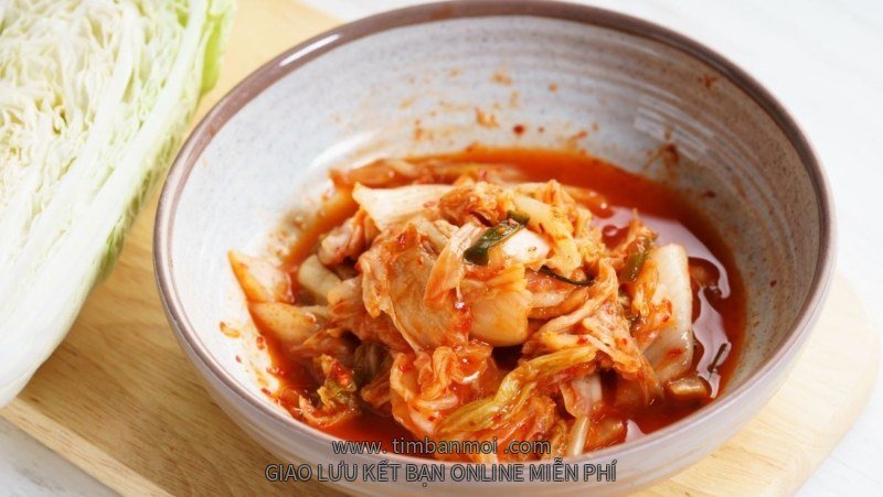 Kim chi bằng gói gia vị