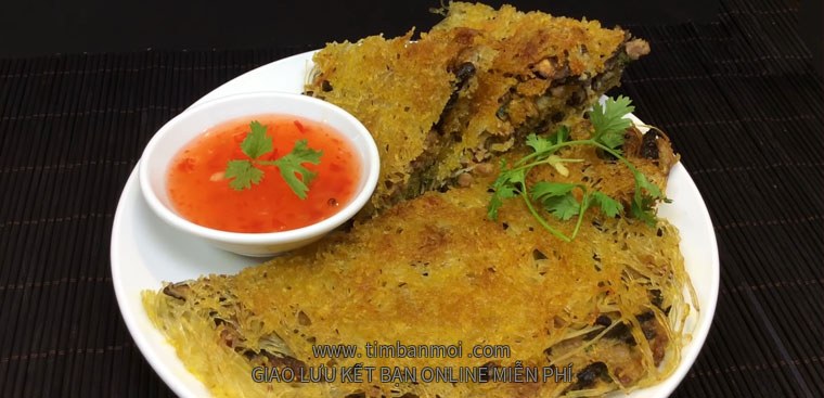 Miến cuộn chiên thịt