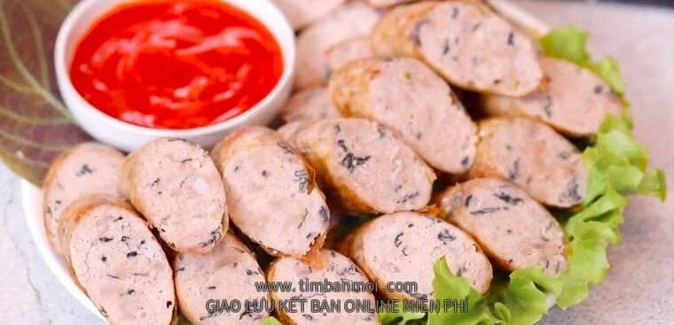 Dồi thịt chiên
