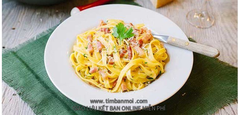 Mì Ý sốt phô mai