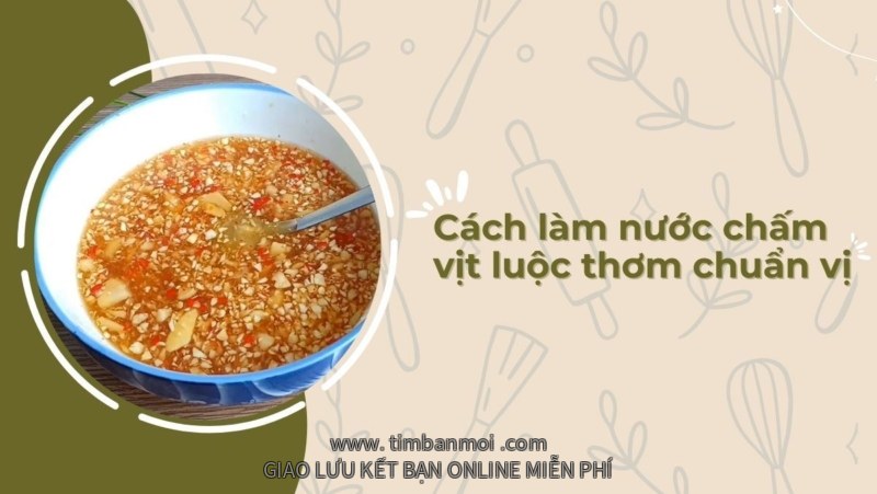 Nước chấm vịt luộc