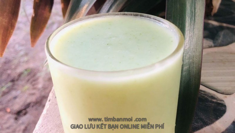 Sinh tố dưa leo - dưa chuột