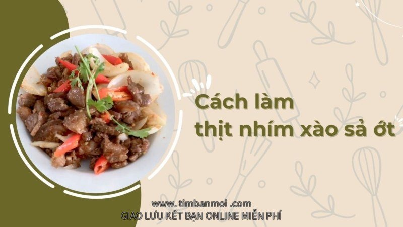 Nhím xào sả ớt
