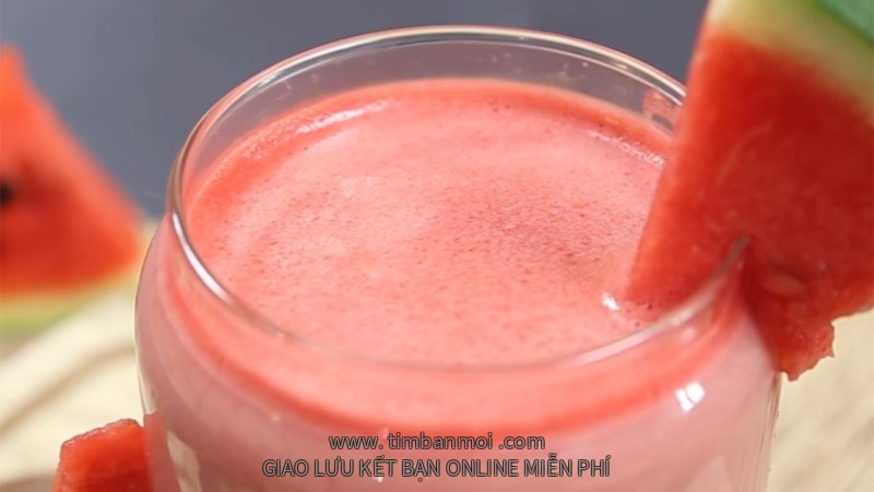 Trà sữa dưa hấu