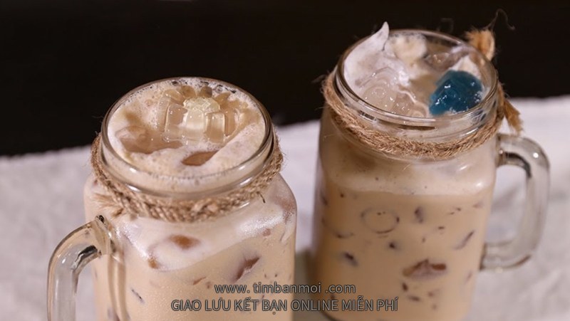 Trà sữa thạch phô mai, trà sữa trân châu thạch phô mai